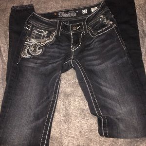 black miss me jeans